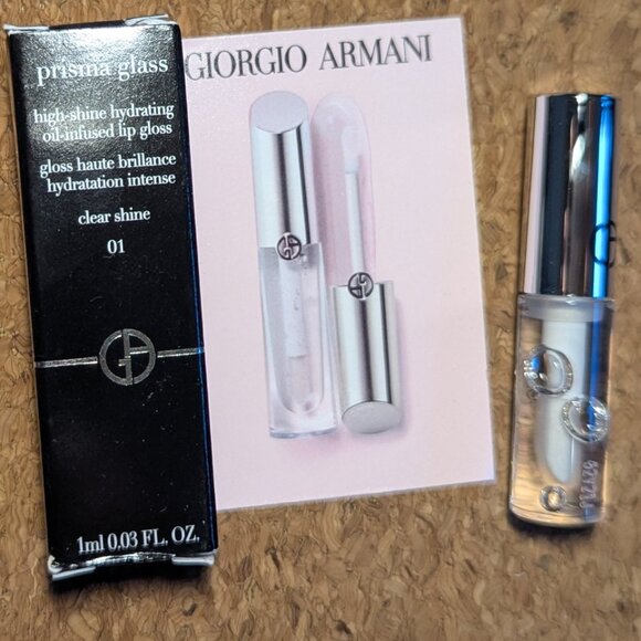 Giorgio Armani Prisma Glass lip gloss deluxe sample - Picture 2 of 3